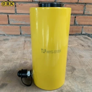 Kích thủy lực 1 chiều rỗng tâm 30 tấn 100mm TLP HHYG-30100K