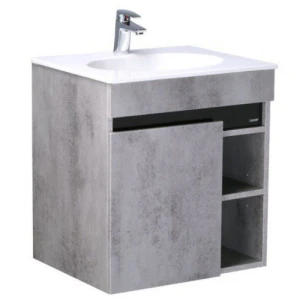 Bộ Tủ Cabinet CAESAR LF5024/EH05024ASV Kèm Lavabo Màu Xám
