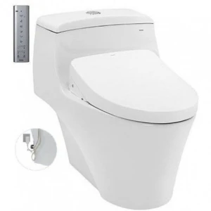 Bồn Cầu Điện Tử TOTO MS823DRW11#XW Kèm Nắp Rửa Điện Tử WASHLET Dòng S7 - TCF4911Z (220V)