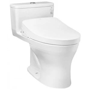 Bồn Cầu Điện Tử TOTO MS855CDW12#XW Kèm Nắp Rửa Điện Tử WASHLET (Loại Giấu Dây) Dòng S7 - TCF4911EZ (220V)