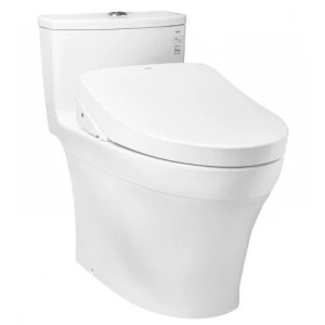 Bồn Cầu Điện Tử TOTO MS885CDW12#XW Kèm Nắp Rửa Điện Tử WASHLET (Loại Giấu Dây) Dòng S7 - TCF4911EZ (220V)