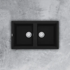 Chậu Rửa Chén Đá MALLOCA ERO K-45040 Màu Đen