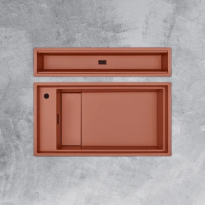 Chậu Rửa Chén Đá MALLOCA MYST K83S MYST K83L Màu Cá Hồi