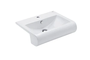 Chậu Rửa Lavabo COTTO C02237 Riviera Bán Âm Bàn Kháng Khuẩn