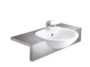 Chậu Rửa Lavabo COTTO C0240 Julia Bán Âm Bàn Kháng Khuẩn
