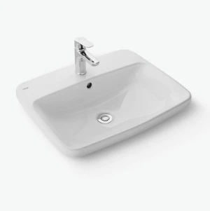 Chậu Rửa Lavabo INAX AL-2398V Dương Vành Aqua Ceramic