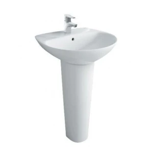 Chậu Rửa Lavabo INAX L-285V/L-288VD Kèm Chân Dài Treo Tường