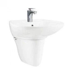 Lavabo VIGLACERA V39 Treo Tường Kèm Chân Ngắn
