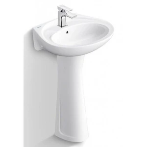 Lavabo VIGLACERA VTL2/VI1T (BS401/BS501) Treo Tường Kèm Chân Dài