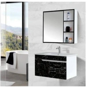 Bộ lavabo tủ màu đen 800x470 TN023