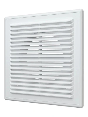 Cửa gió vuông NHỰA gắn ống RR