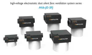 Quạt thông gió cách âm siêu êm LỌC CARBON HEPA H13 TĨNH ĐIỆN