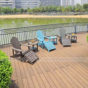 Ghế thư giãn ngoài trời Composite Adirondack GTGNT-GC