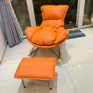 Ghế thư giãn trong nhà nhập khẩu màu cam TG19-BB