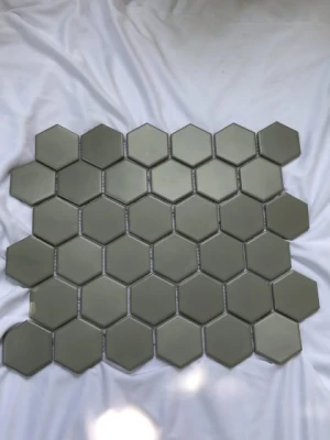 Gạch mosaic gốm sứ lục giác G7009