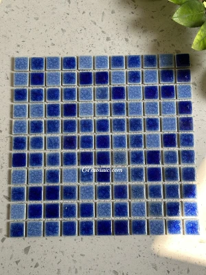 Gạch Mosaic Gốm Sứ Men Rạn 25 25 G7MR2501