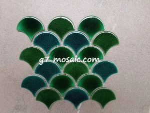 Gạch Mosaic Vảy Cá G7005