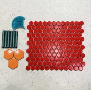 Mosaic Gốm Sứ Lục Giác G7LG003