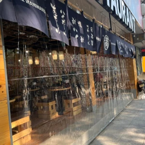 Rèm bạt kéo xếp Rèm bạt cuốn PVC khổ lớn trong suốt