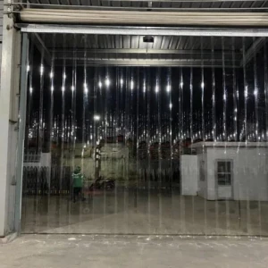 Rèm nhựa màu xám ghi ngăn lạnh chống bụi, ngăn phòng cực tốt