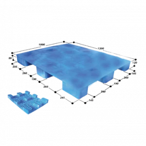 Pallet nhựa tải trọng trung bình MS SFH-1210