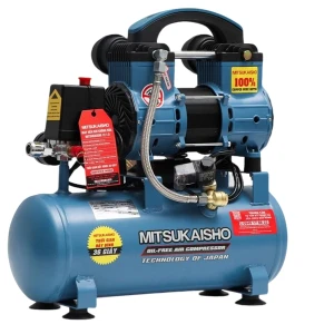 Máy Nén Khí Không Dầu Mitsukaisho 1.5HP 12L