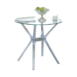 Bàn ăn tròn mặt kính GT213