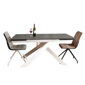 Bộ bàn ăn thông minh Spanish Marble 4 ghế DC-1575A