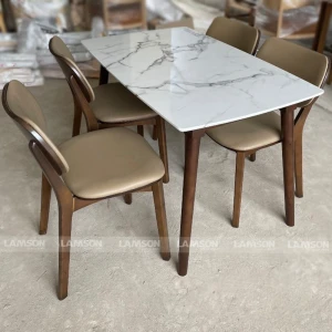 Bộ bàn 4 ghế mặt đá Hana
