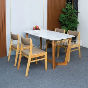 Bộ bàn 4 ghế Santiano mặt đá