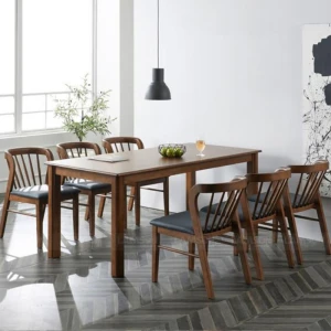 Bộ Bàn Ăn Hàn Quốc LORIAN + 6 ghế đơn | Nội Thất Lam Sơn