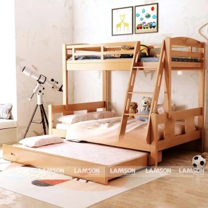 Giường Tầng Gỗ Tự Nhiên Bunny