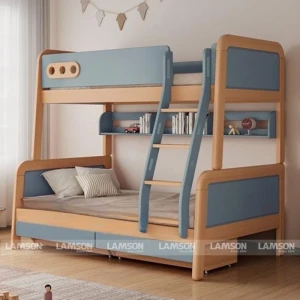 Giường Tầng Trẻ Em Gỗ Cao Cấp New