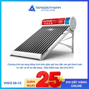 Máy nước nóng năng lượng mặt trời ĐT 130L 58-12 - VIGO