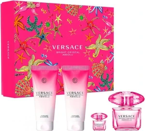 Giftset Nước Hoa Versace Bright Crystal Absolu EDP ( 90ML 5ML 100ML 100ML)