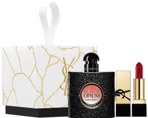 Giftset YSL Black Opium EDP 7.5ML YSL Rouge Muse 1.5G