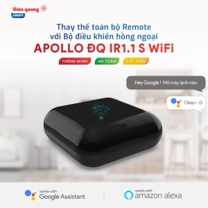 Bộ điều khiển hồng ngoại Điện Quang Apollo ĐQ IR1.1 S Wifi ( Kiểu sử dụng Standalone, DIY )