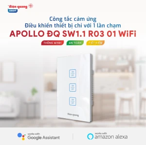 Công Tắc Cảm Ứng Apollo ĐQ SW1.1 R 03 01 WiFi 