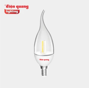 Đèn LED nến Điện Quang ĐQ LEDCD02 02727 ( 2W Ánh sáng vàng, chụp trong )