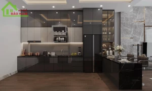 Tủ Bếp Acrylic Hiện Đại An Cường