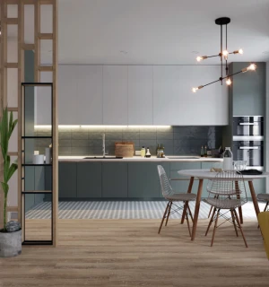 Tủ Bếp Gỗ Công Nghiệp Đẹp Rẻ Tp.Hcm