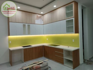 Tủ Bếp Gỗ Đẹp Hiện Đại Thủ Đức