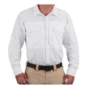 Áo Bảo Hộ Lao Động Vải Lon Nhật Trắng Hòa Bình - ABH0009