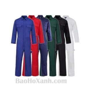 Đồng Phục Bảo Hộ Lao Động Áo Liền Quần Kaki HQ - QAK0021