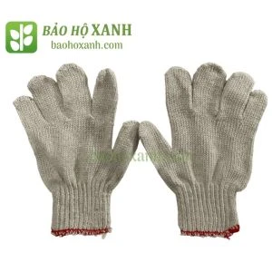 Găng Tay Len Poly Trắng An Toàn, Bền Chắc, Chất Lượng Cao GDK0028