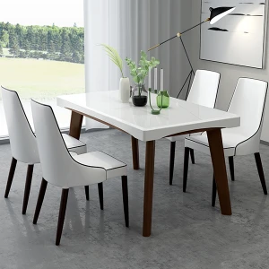 Bàn ăn gỗ tự nhiên kiểu dáng hiện đại nhỏ gọn GHS-4903