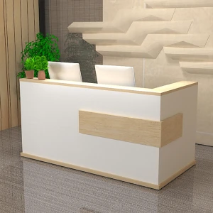 Bàn lễ tân nhỏ gọn bằng gỗ công nghiệp GHS-41322