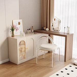 Bàn trang điểm góc thiết kế nhỏ gọn, hiện đại GHS-42092