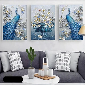 Bộ tranh con công nghệ thuật cao cấp GHX-6021