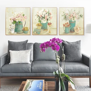 Bộ tranh treo tường hiện đại cho phòng ăn gia đình GHS-6525